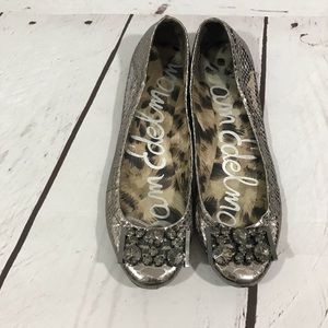 Sam Edelman flat ballet skimmer shoes faux studs